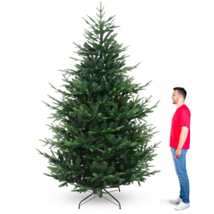 Giove - Albero di Natale effetto realistico in PE e PVC ø170x270H, 4487 rami