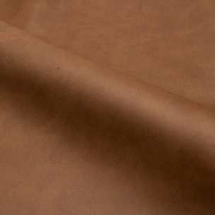 Lot de 2 chaises en cuir synthétique marron - Gaspard