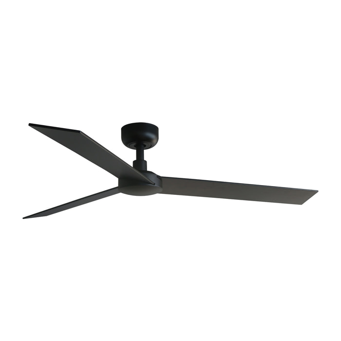 RUDDER L Ventilatore a soffitto nero/noce