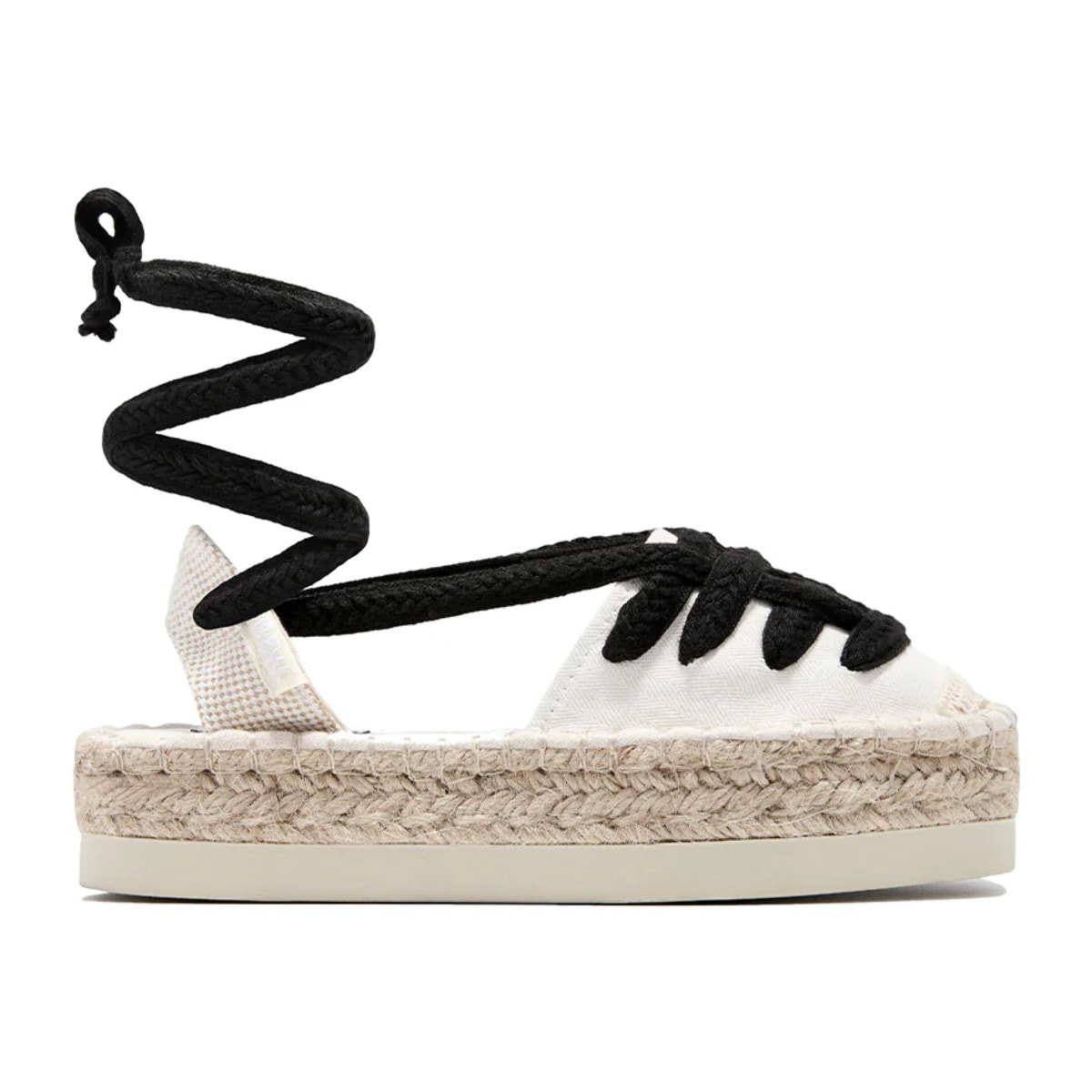 B&W Break&Walk - Sandali estivi in juta con zeppa per donna e bambina