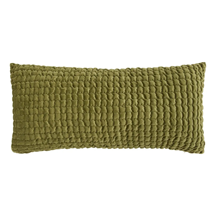 Coussin Bellissima vert Kaki 75x35cm