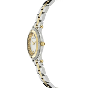Versace Reloj Analógico De Cuarzo Greca Flourish (Wc-7F)