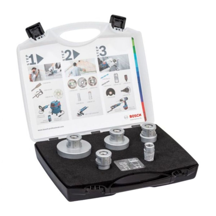 Coffret 5 scie trépans BOSCH Diamant DrySpeed - 2608576669