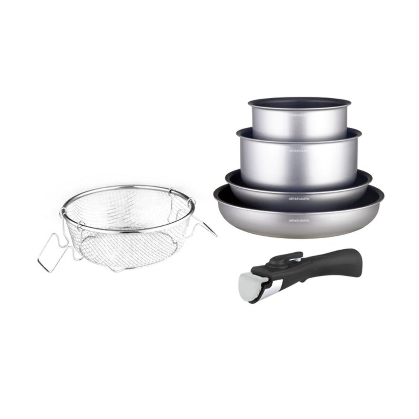 Batterie amovible 6 pcs argent