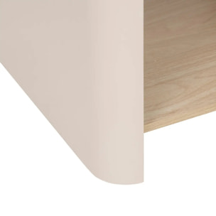 Table de chevet Roundy ivoire