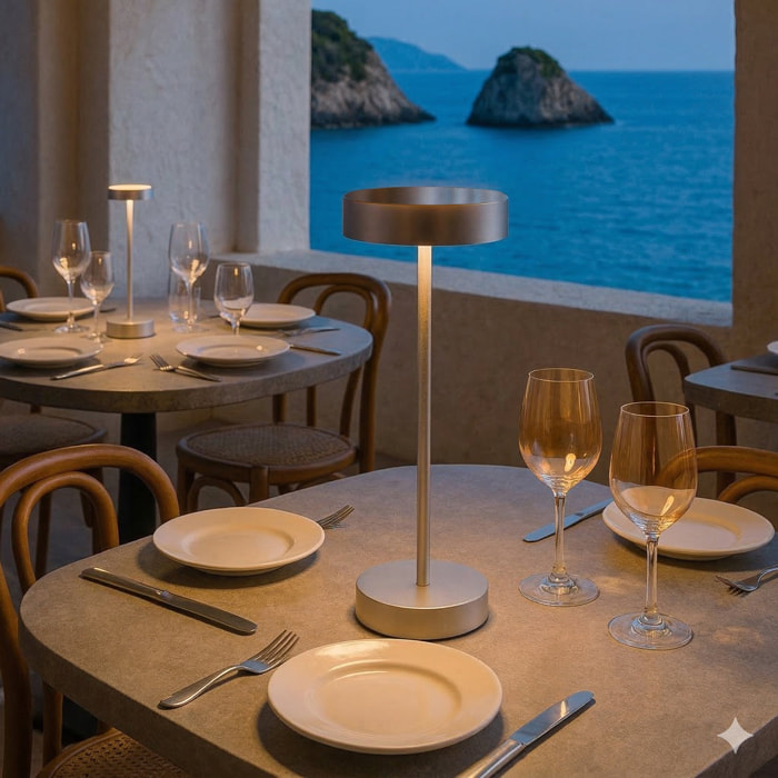 Lampe de table sans fil SANDY H33CM