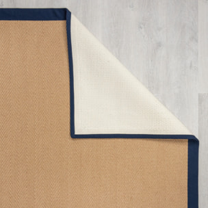 Tapis en jute antiderapant de couloir KIRA
