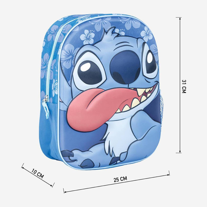 Mochila infantil 3d stitch