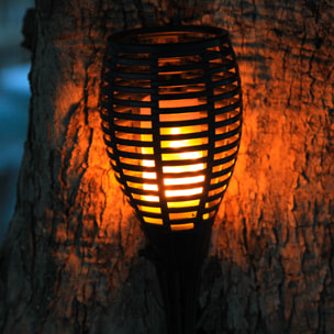 Torche effet flamme MAITY SUN H80cm