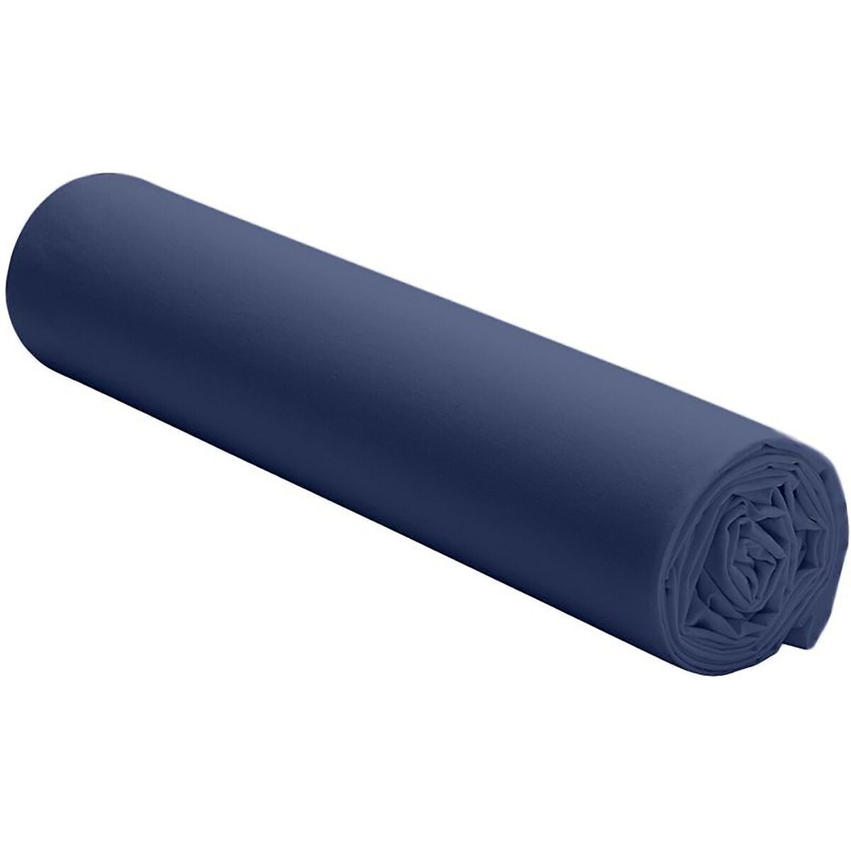 Drap Housse - Bonnet:40cm 100%lin LavÉ Colbalt