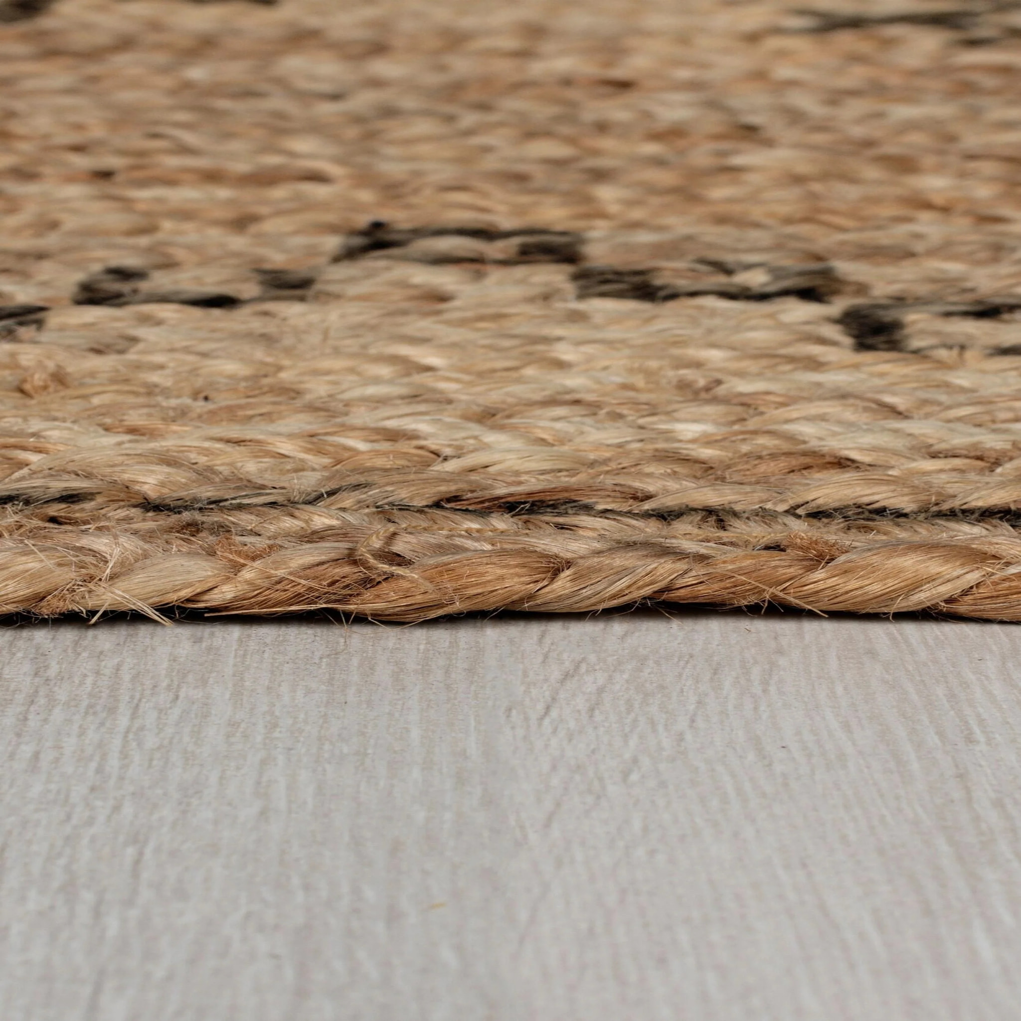 Tapis jute ROWEN Noir