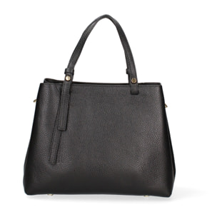 Borsa a mano da donna Made in Italy - Modello Novara Ultra - 100% pelle - 28.0 x 21.0 x 12.0 cm