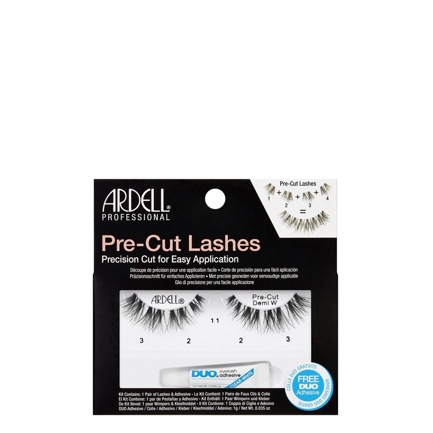 Faux-Cils Pré-Coupés - Demi Wispies Noir