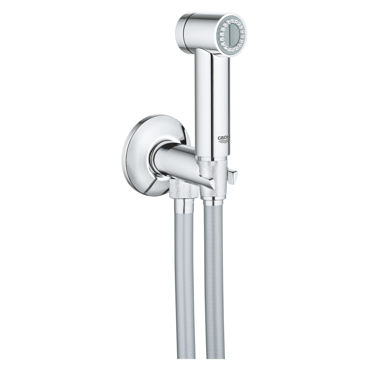 Pack WC sans bride SAT, fixations invisibles + Abattant softclose + Bâti support Geberit UP100 + Plaque + Douchette Grohe