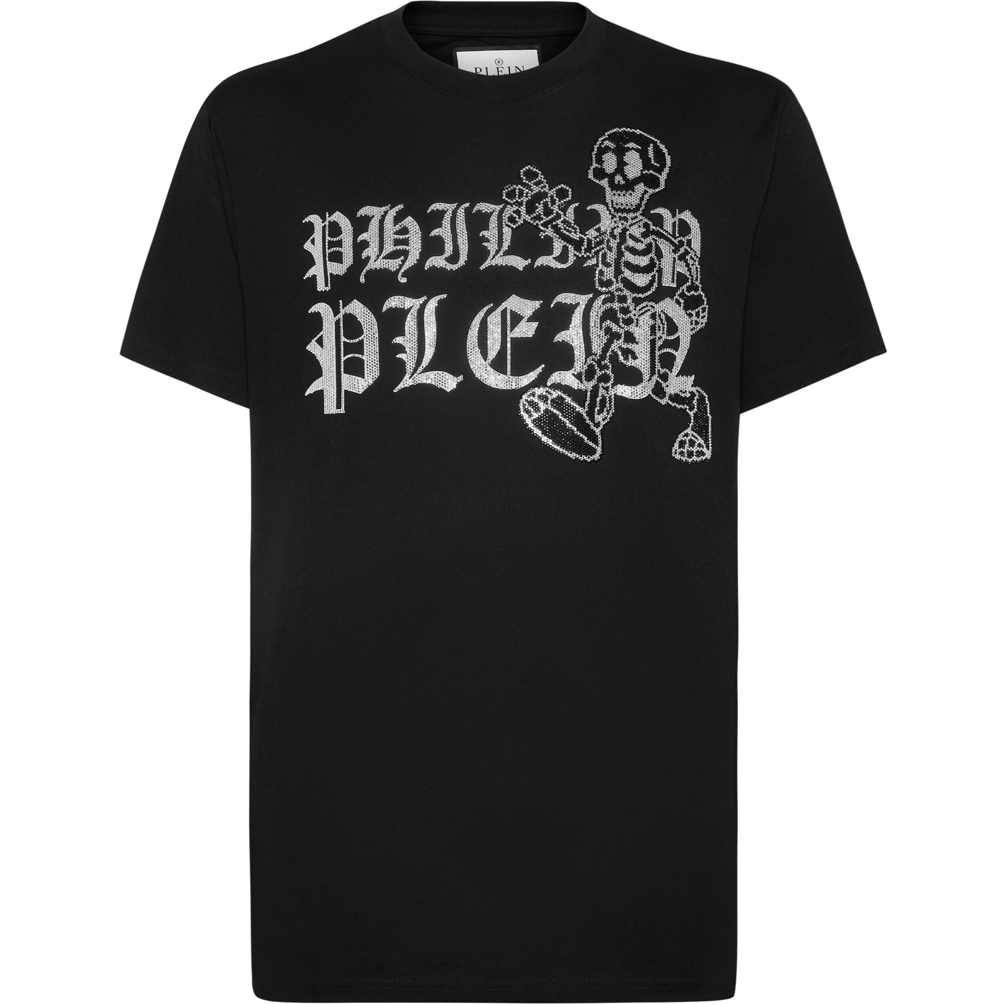 PHILIPP PLEIN T-shirt girocollo SKELETON