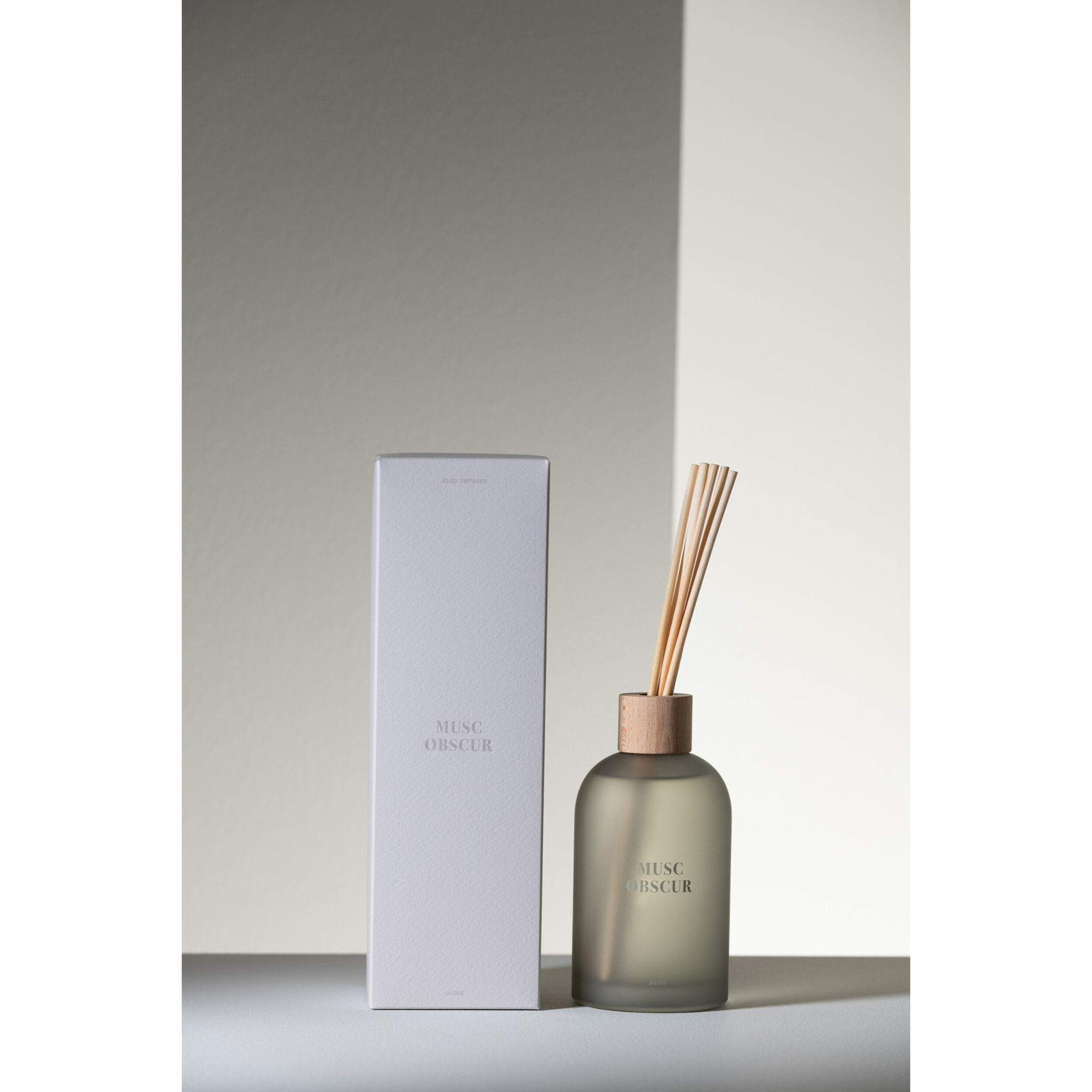 J-Line Bâtonnets parfumés Accords Essentiels - Musc Obscur - bleu - 250ml