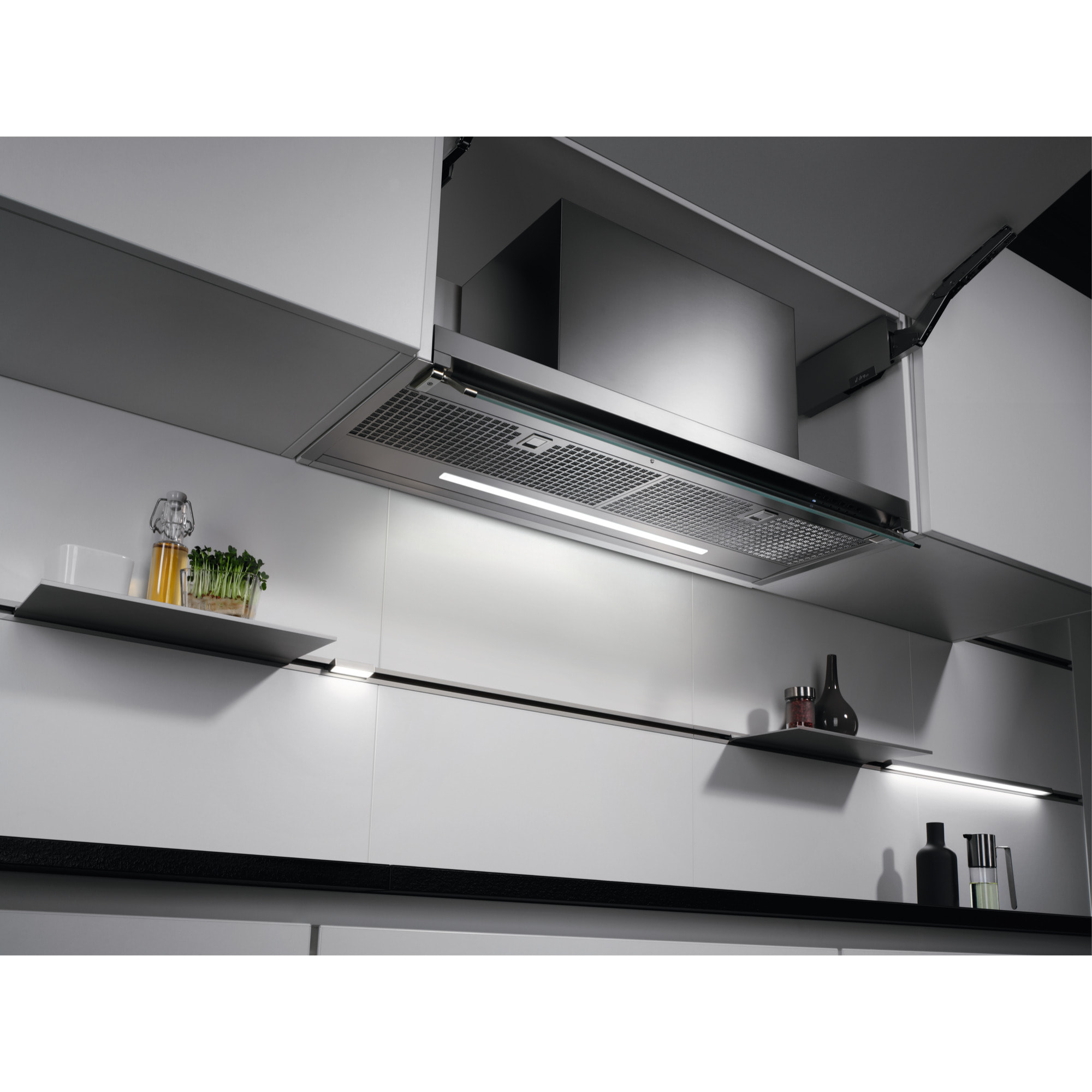 AEG Campana extractora integrada Serie 6000 Hob2Hood de 90 cm DGK6981HM | Reacondicionado