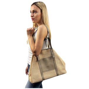 Bolso de Hombro Cheval Firenze Formentera New Gris Pardo