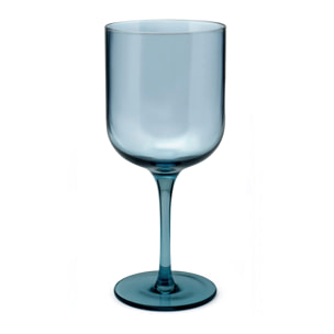Eyden Azul - Juego de 4 copas con pie de 35 cl