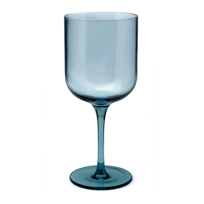Eyden Azul - Juego de 4 copas con pie de 35 cl