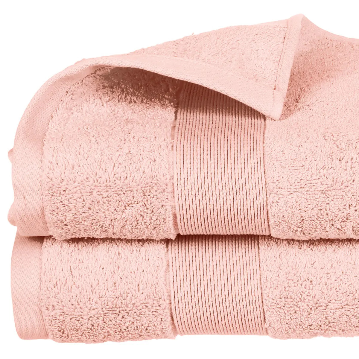 Drap de bain "Essentiel" coton rose 100x150cm