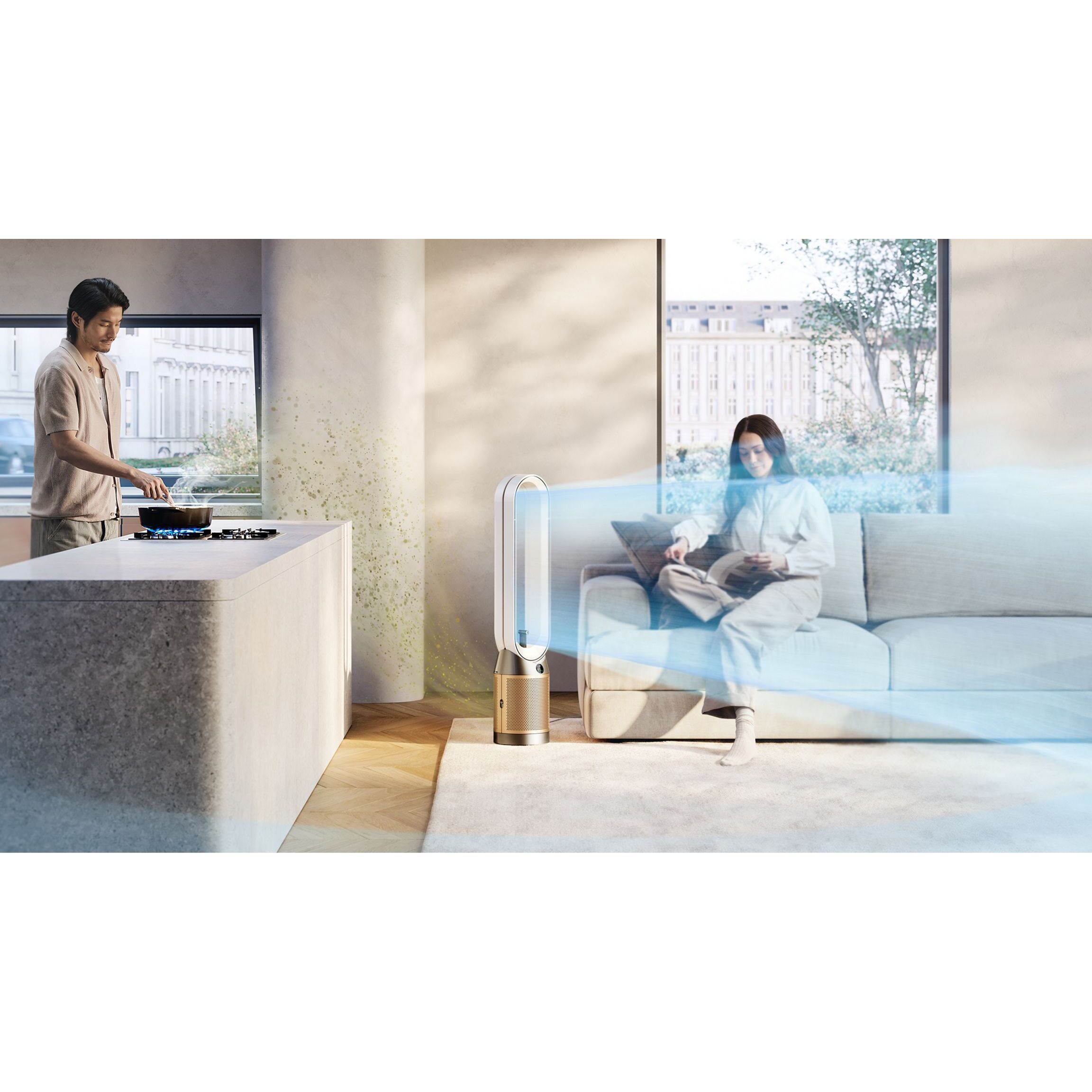 Ventilateur purificateur Dyson Find+Follow™ Purifier Cool PC3 (Blanc/Or)