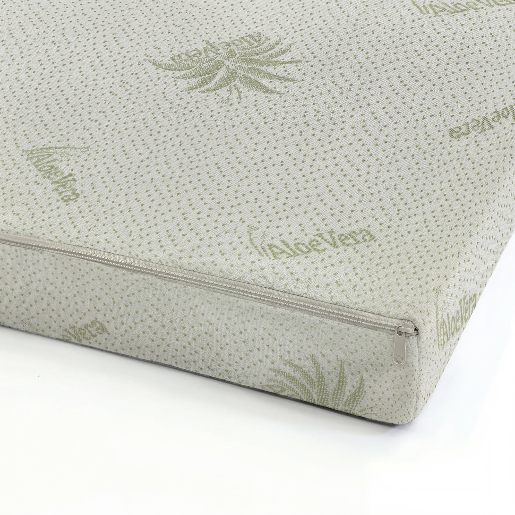 TOPPER VAULT CON FODERA ALOE SINGOLO