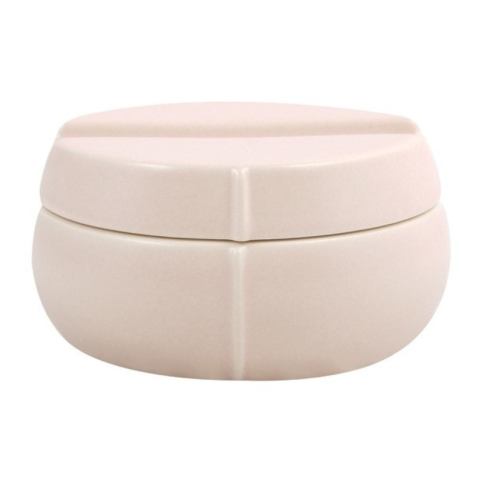 Boite à cotons Céramique SENSE Blush matt Elements by Spirella