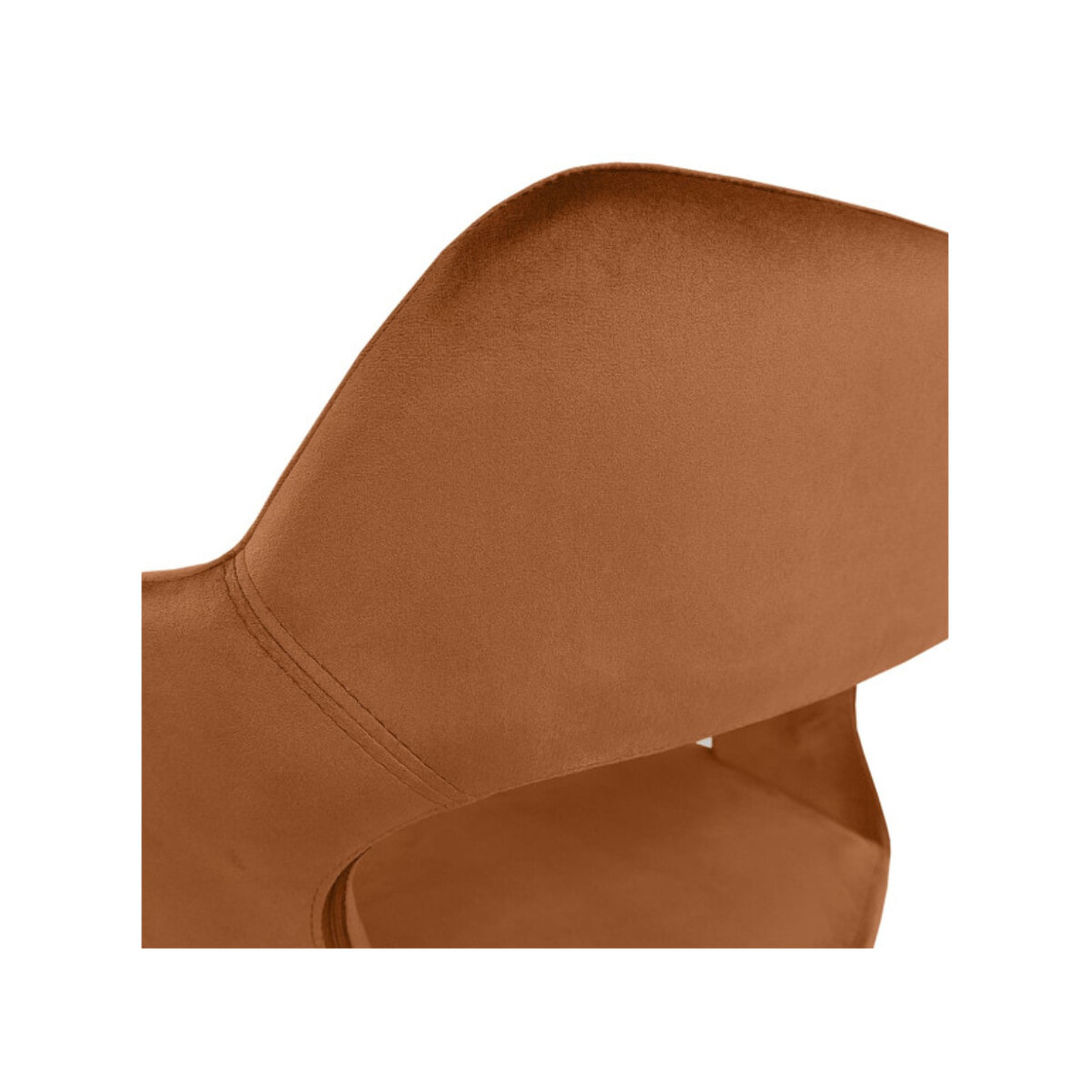 Chaise en velours avec accoudoirs - VALENTINA