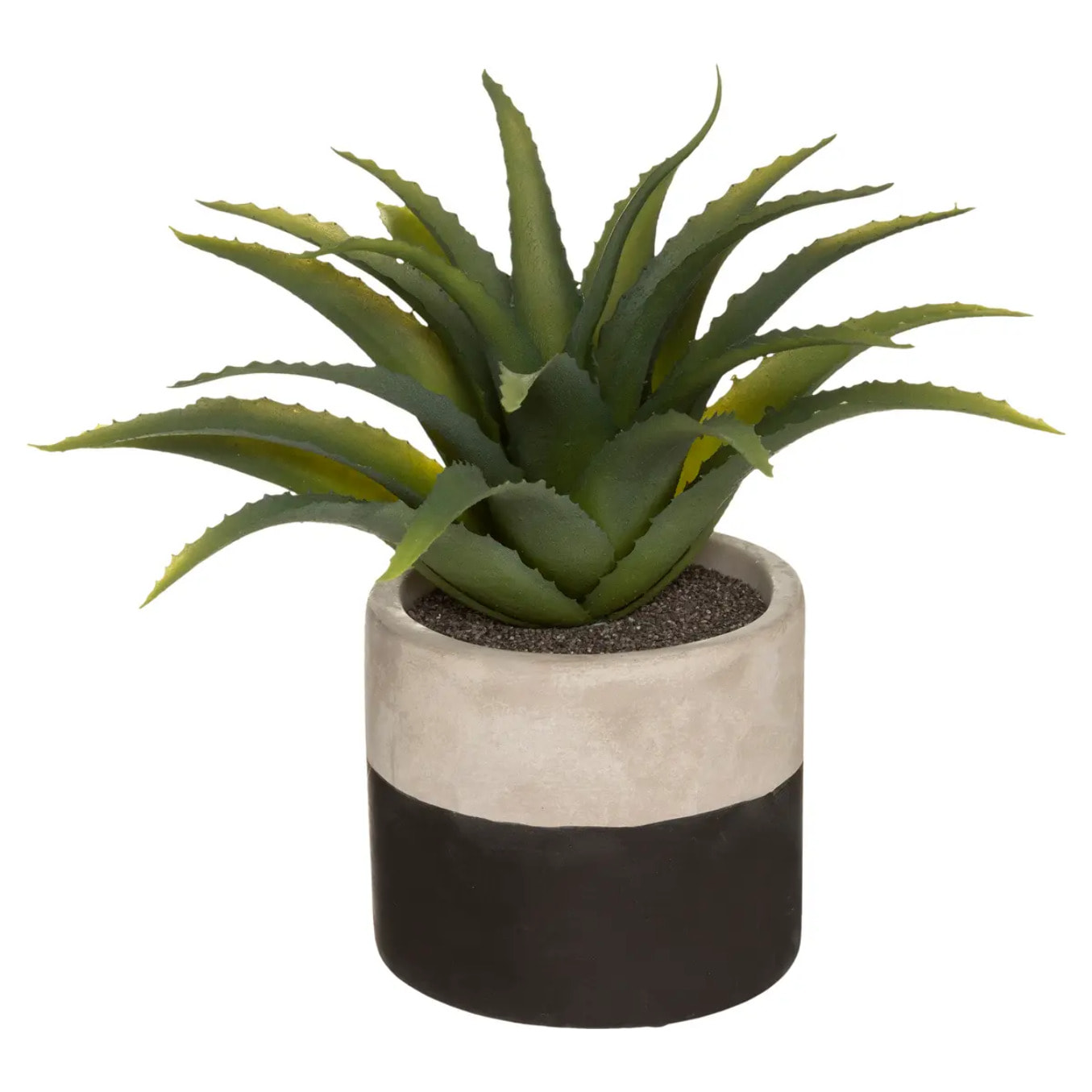 Plante artificielle - pot en ciment - H28 cm