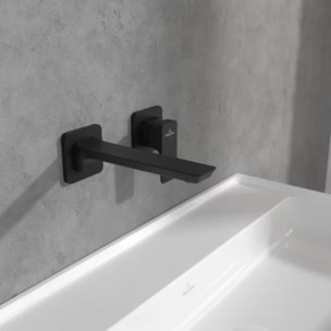 Mitigeur lavabo mural Subway 3.0 Noir mat