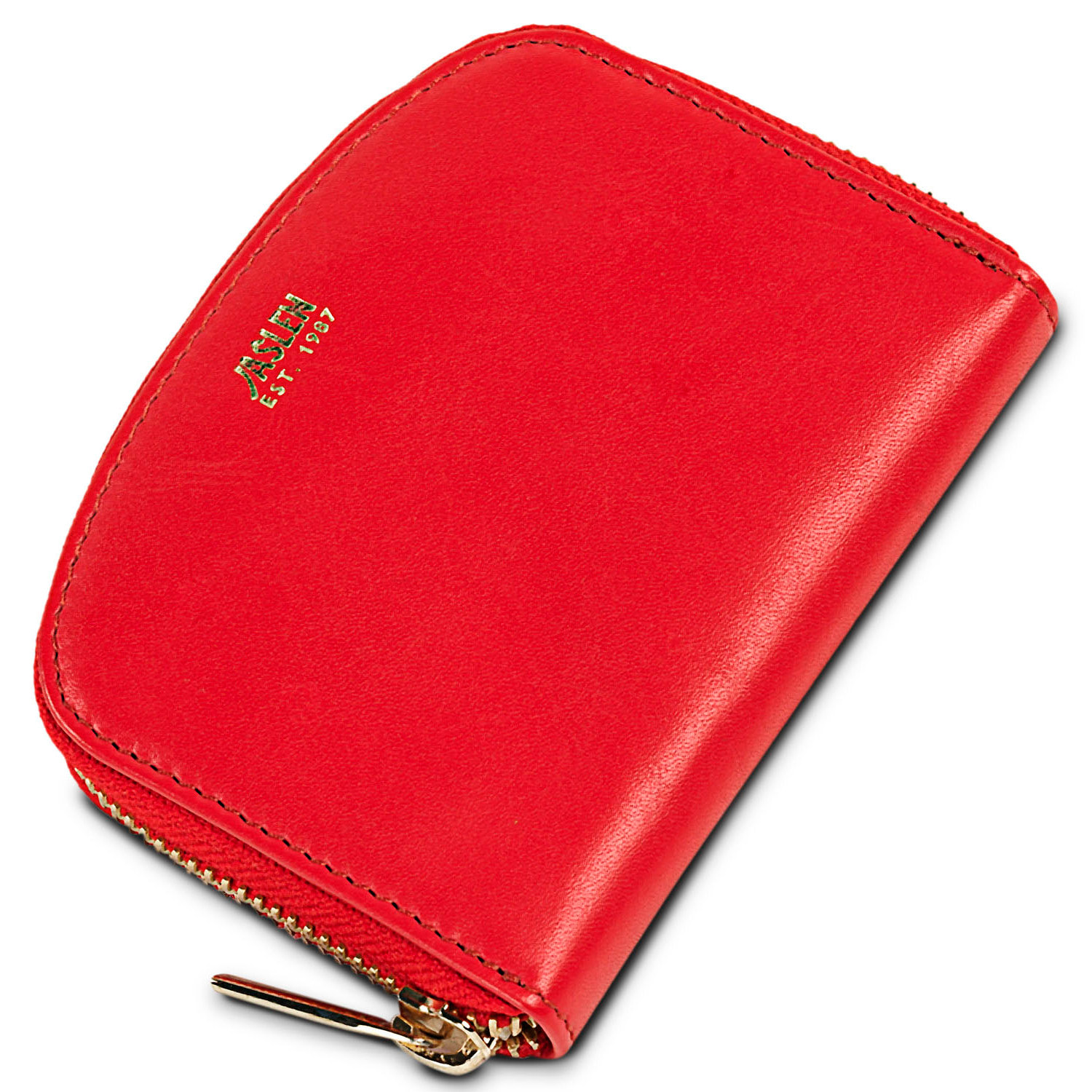 Monedero Piel Mujer Jaslen Georgia Rojo