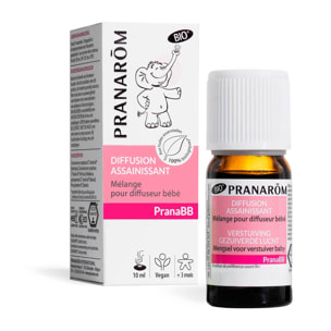Pranarom - Diffusion Assainissant pour bébé - Bio - 10 ml