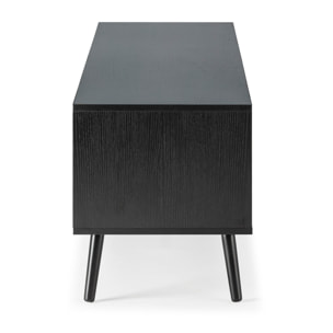 Mueble TV Lluvia 3 puertas color Negro