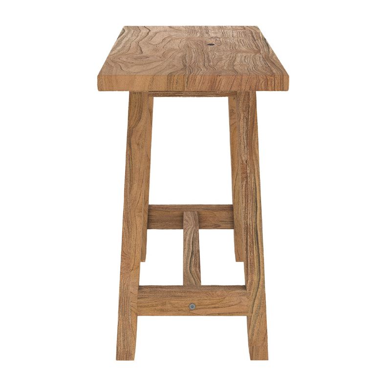 Tabouret en bois de teck recyclé - Dao