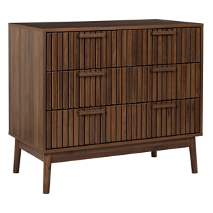 Commode - HOME DECO FACTORY - Klaus - Élégante - Foncée - Marron