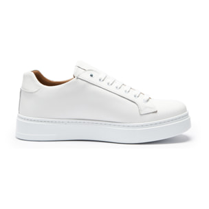 Classic Lace-up Sneaker British Passport Bianco