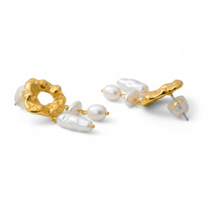 Pendientes Dehan acabado oro amarillo 18k