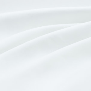 Drap housse en coton Blanc - Bonnet extensible