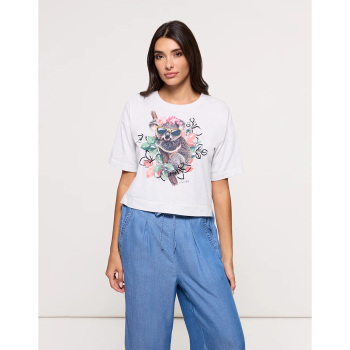 Camiseta Manga Corta Gris Claro - Kolala