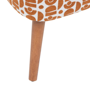 Fauteuil "Chiara" ambre