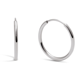 Orecchini Maria M in Acciaio