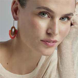 Pendientes Lux by Lux acabadoss oro 18k