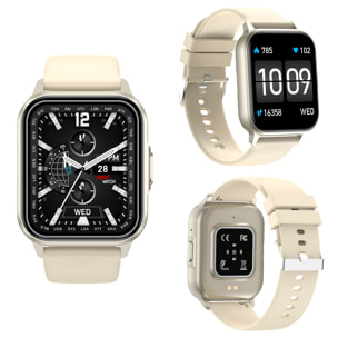 Smartwatch ZW36 con notifiche delle app, vari modelli sportivi. Monitor della pressione e dell'ossigeno, termometro.