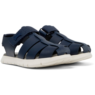 Sandali - CAMPER Oruga Sandal - Blu - Pelle scamosciata