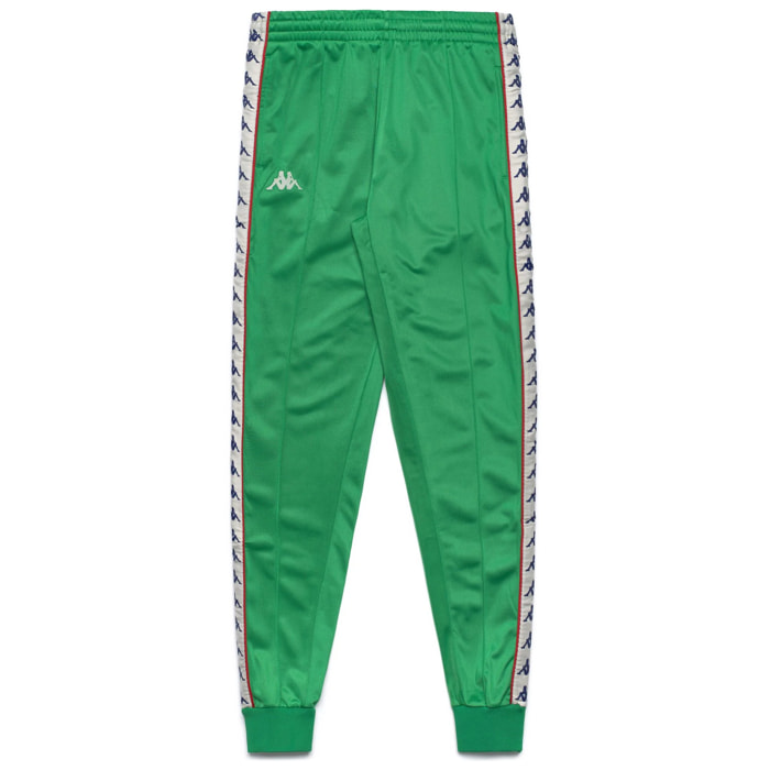 Kappa - Pantaloni Uomo Verde - 222 Banda Rastoria Slim