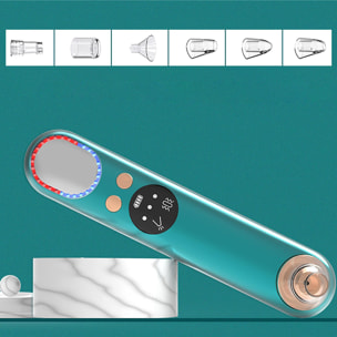 X9 Estrattore di punti neri con rejuvnecimeinto fototerapia, ultrasuoni e carica ionica.