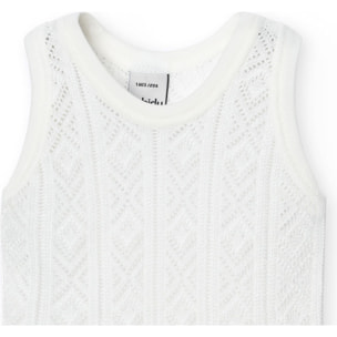 Body bebé tirantes finos perlé algodón