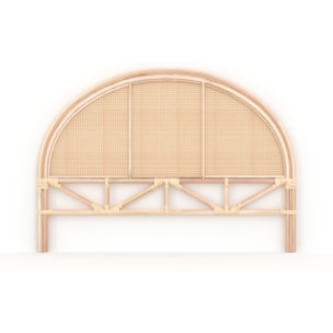 Tête de lit 140 cm en rotin et cannage - Madya