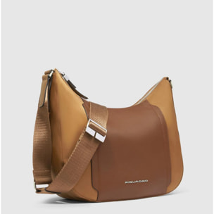 Piquadro Borsa tracolla porta iPad® con protezione RFID e tasca per Piquadro Smart Tracker